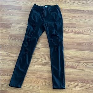 Fashion Nova Midnight Distressed Jeggings